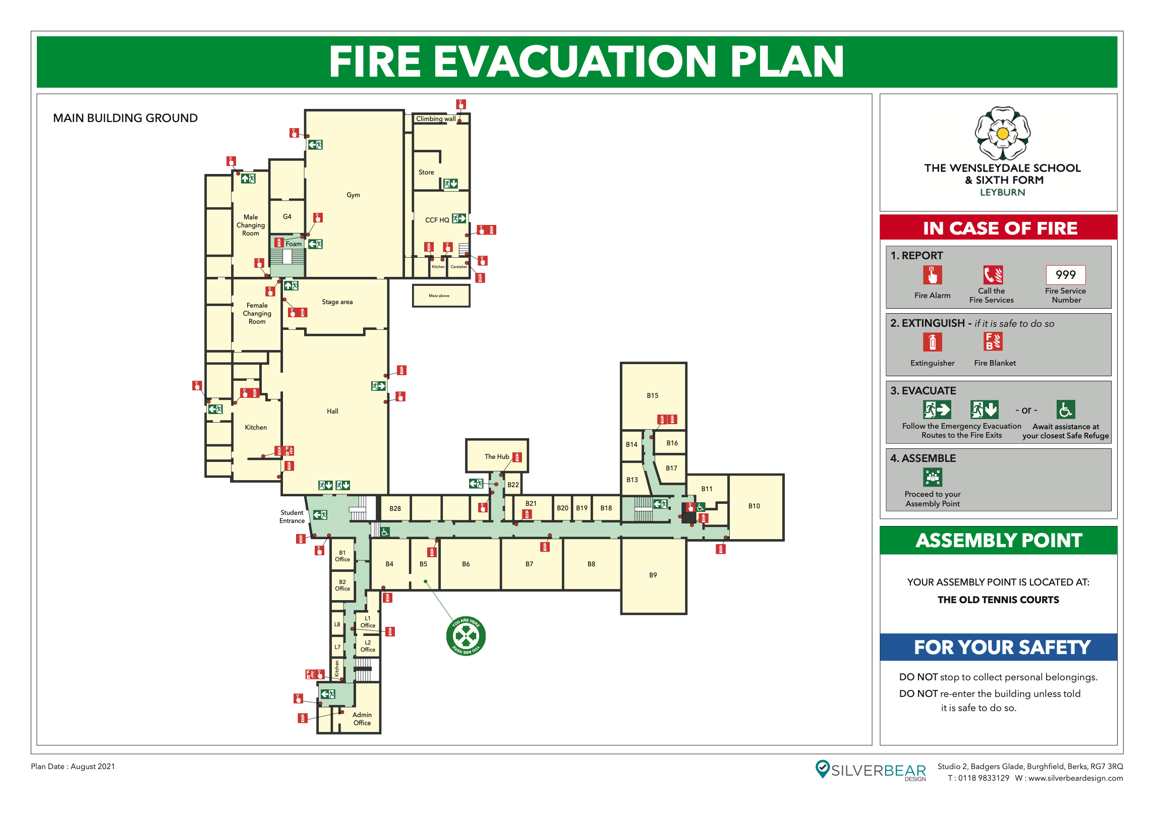 Fire Evacuation Plans Silverbear Design